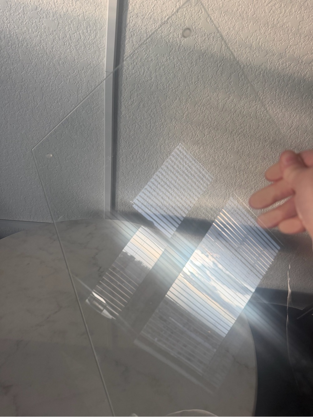 Tempered Glass Cutting Board 12"x16", Scratch, Heat, and Shatter Resistant - Picture 3 of 5